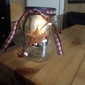 Primitive mason jar